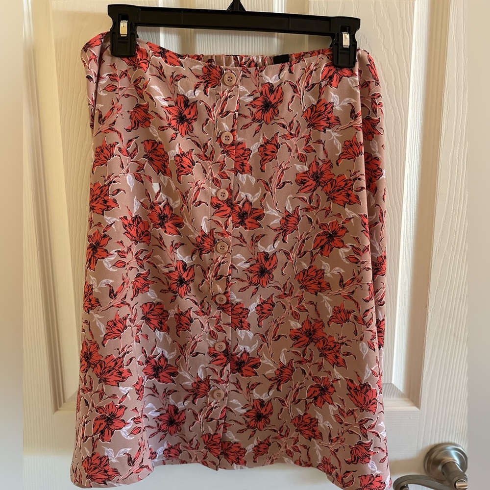 Halogen Knee Length Floral Skirt